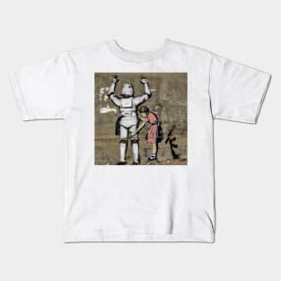 Girl and clone Kids T-Shirt